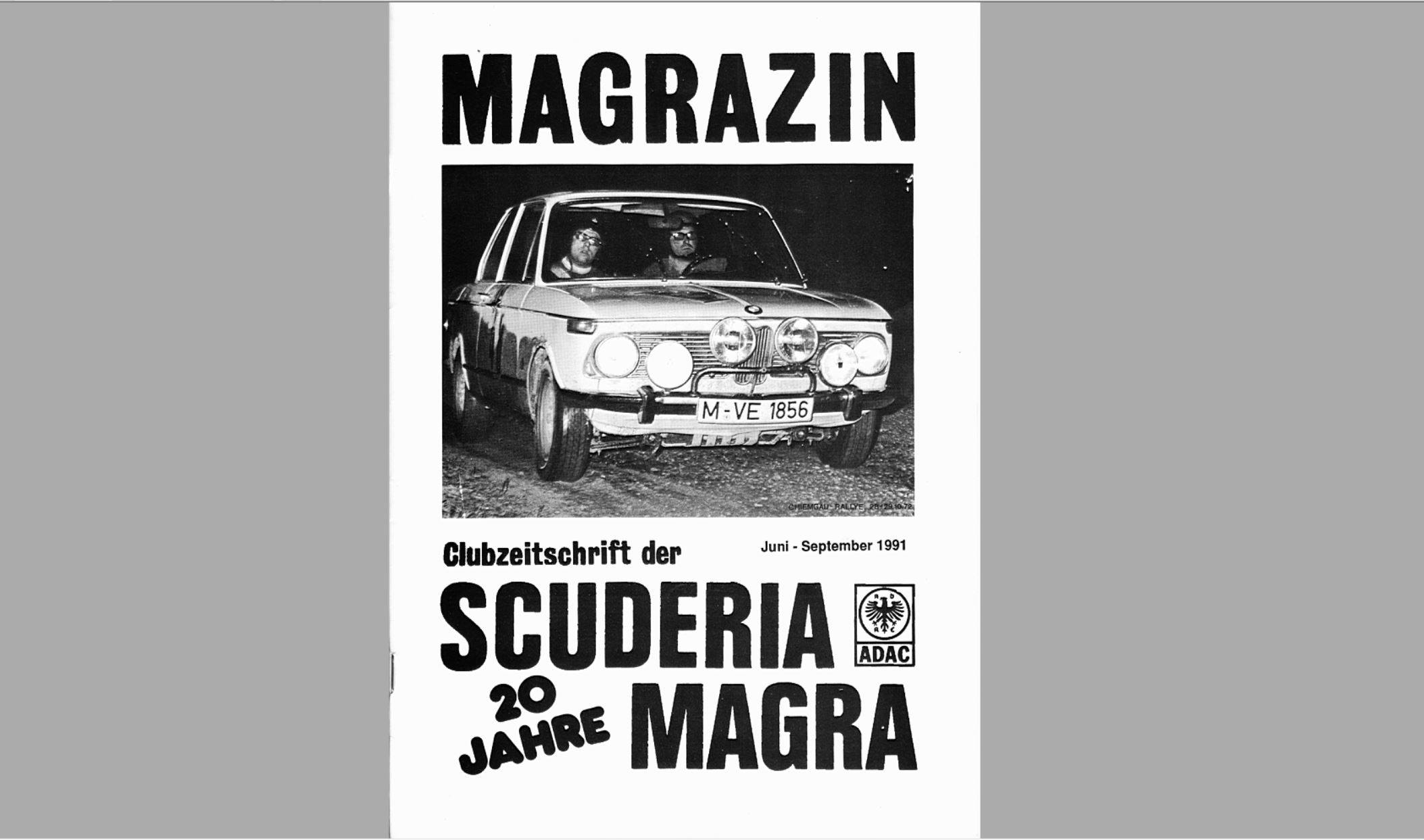20 Jahre SCUDERIA MAGRA 1991 - Eine Chronik