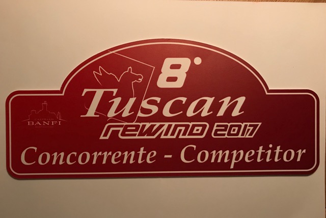 8. Tuscan Rewind Rally Storico (I) 23.- 25.11.2017
