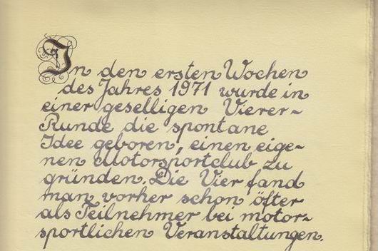 Chronik der Scuderia Magra bis Weihnachten 1978