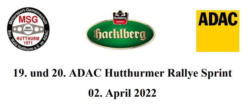 19. und 20. ADAC Hutthurmer Rallyesprint 2.04.2022